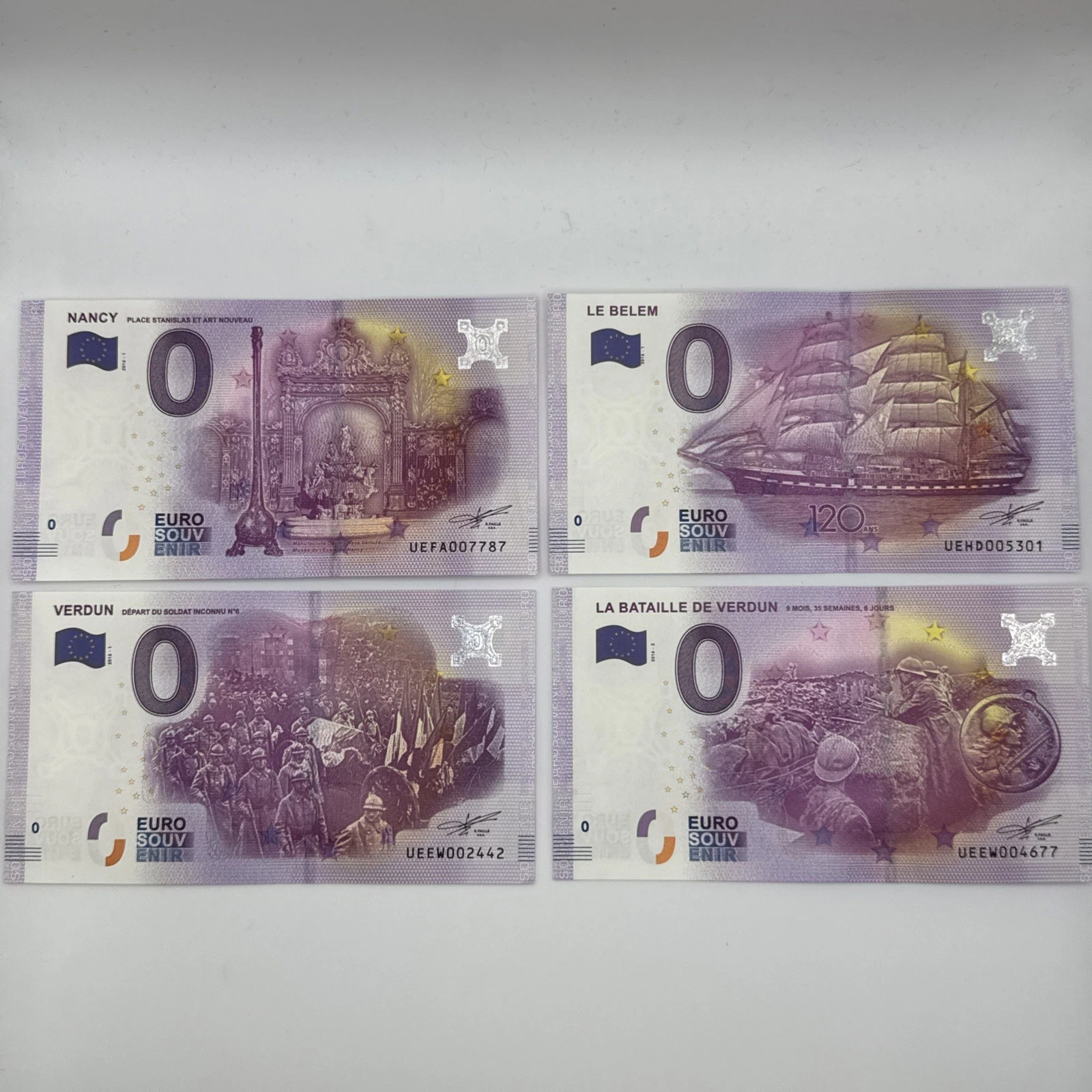 Billet  Zéro 0 € Euro Touristique / Souvenir 2016