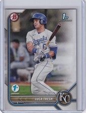 2022 Bowman 1st Edition #BPPF-136 Luca Tresh Kansas City Royals