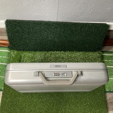 Zero Halliburton Silver Aluminum Executive Slim Case Pre-Owned