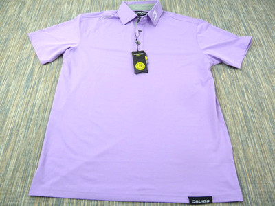 Druids Golf Polo Shirt Mens Large Purple Tour Performance Stretch New