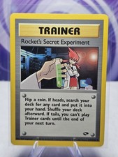 Rocket's Secret Experiment Unlimited Uncommon Gym Challenge 120/132 LP on eBay