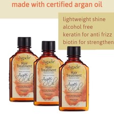 Agadir Argan Oil Hair Treatment 4 oz pack of 3 -certified argan oil/alcohol free