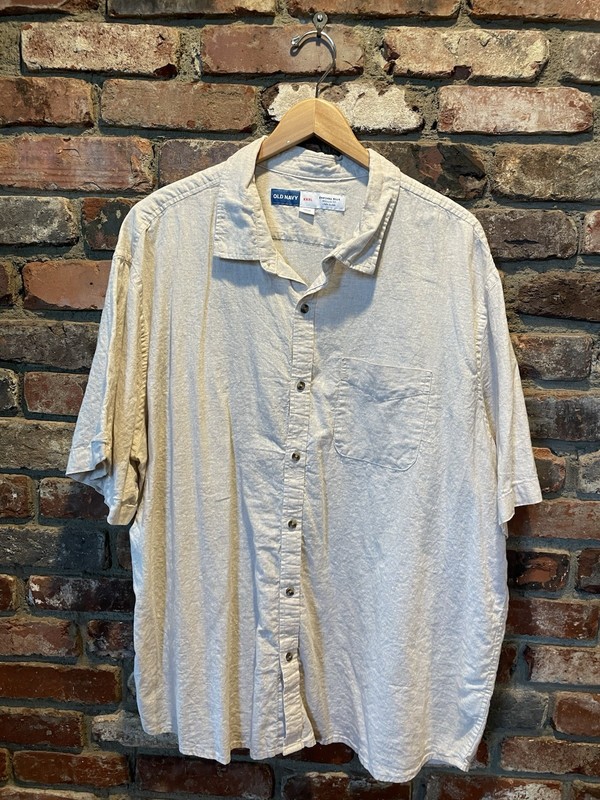 Old Navy Button Up Camp Shirt 3XL