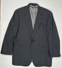 Brooks Brothers Men's 44 R Charcoal Gray Blazer Suit Jacket Coat Made in USA