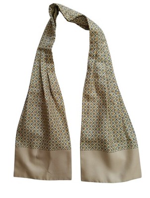 Schal Krawatte Ascot Hermès en Soie Hermes Vintage Silk Scarf 