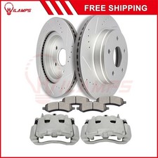 Brake Calipers For 2011-2017 Ram 1500 Brake Rotors Brake Pads Set 8pcs Front Brake Calipers For 2011-2017 Ram 1500 Brake Rotors Brake Pads Set 8pcs Front