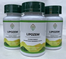 3 Pack Lipozem Advanced Dietary Pills to Support Weight Loss  Gut Health SEALED