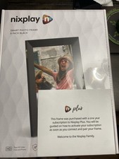 Nixplay 8-Inch Black HD Widescreen Wi-Fi Enabled Smart Photo Frame