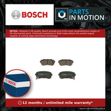 Brake Pads Set fits HYUNDAI TUCSON TL 1.6 Rear 15 to 20 Bosch 58302D7A00 Quality