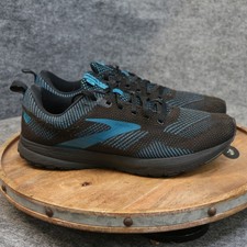 Brooks Revel 5 Mens Size 12 D Black Blue Running Shoes Sneakers 1103741D091