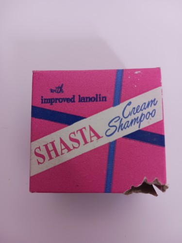 Vintage 1940er-1950er Shasta Creme Shampoo Glas Lanolin Proctor & Gamble NEU NOS - Bild 6 von 6