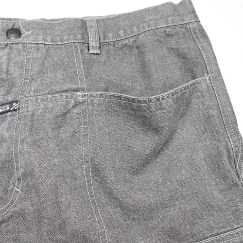 Marithe Francois Girbaud Pants Mens 38 Black Double Knee Wide VTG Denim Workwear - Picture 10 of 20