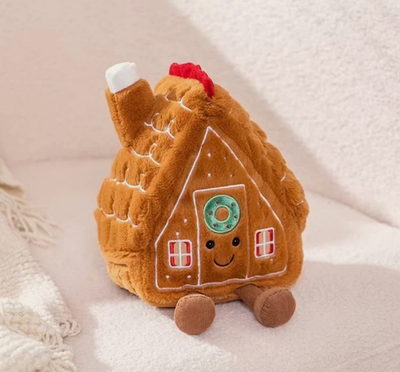 Retired Jellycat Gingerbread House 22cm Plush Doll - BNWT with
