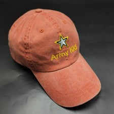Army Kid hat orange adjustable cap - Child / Youth size