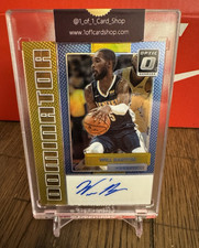 2017-18 Panini Donruss Optic Dominators Will Barton Auto /10 #39