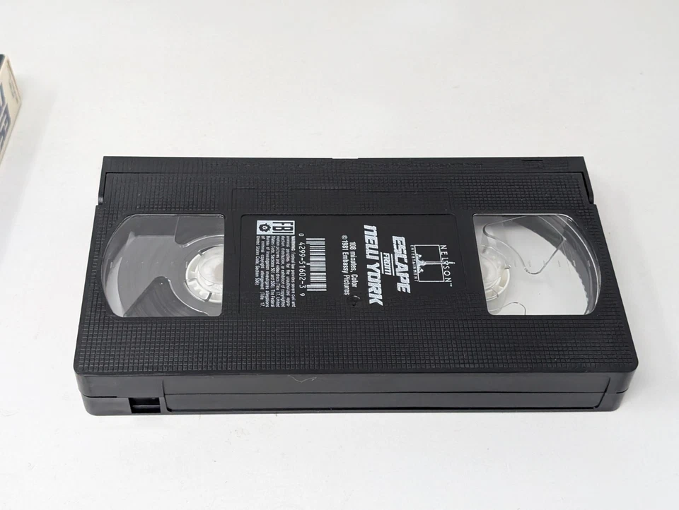 Escape from New York VHS 1984 John Carpenter Kurt Russell Nelson Horror SciFi - Image 2 of 4