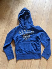 Kids Youth Abercrombie And Fitch Hoodie Size Medium Muscle Bear Blue