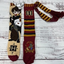MADMIA Harry Potter 3D Socks Kids & Adult Gryfindor House Design Crazy Fun Socks