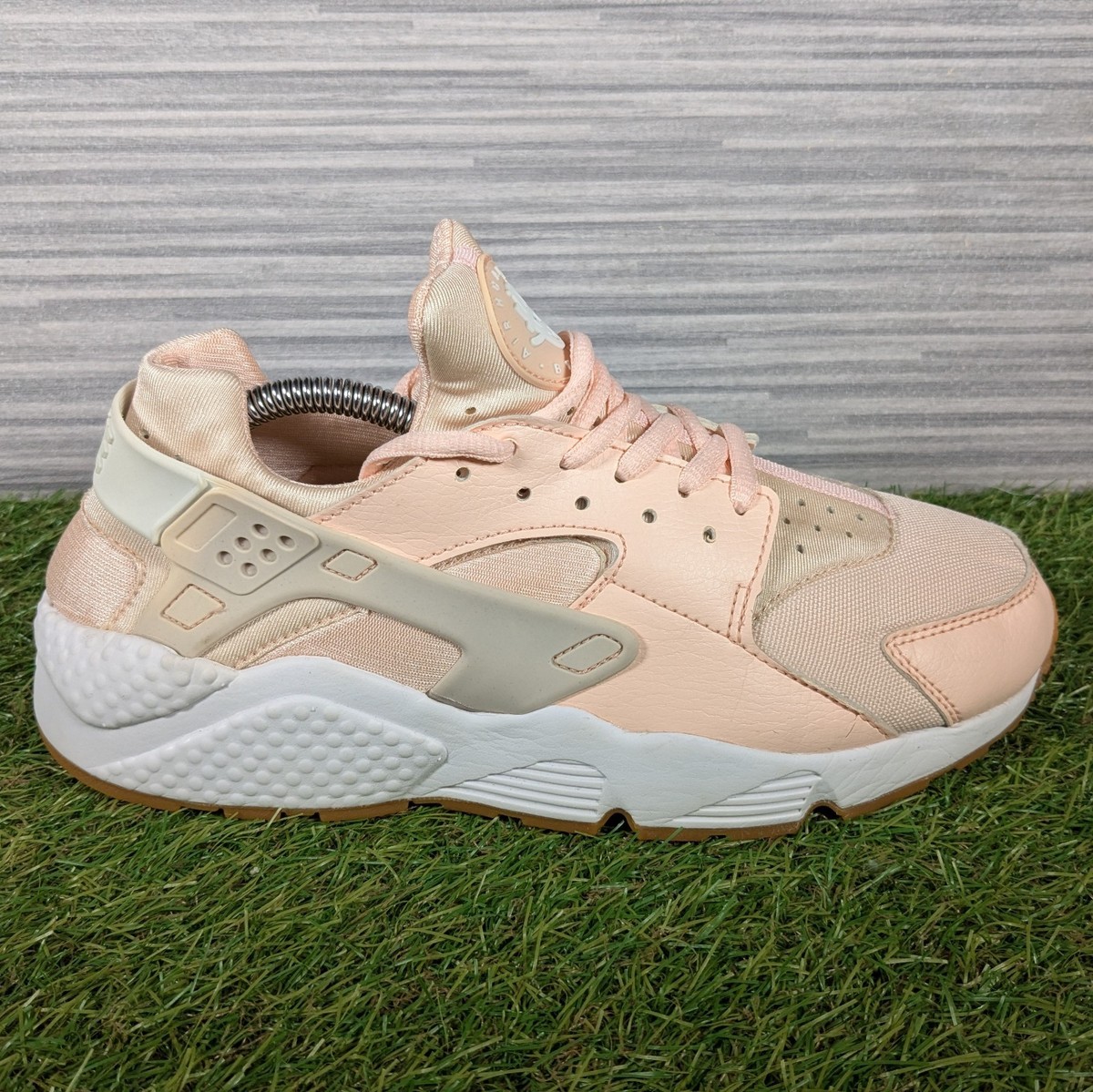 Nike Air Huarache Shoes Huaraches Peach And Grey Huarache Sneakers