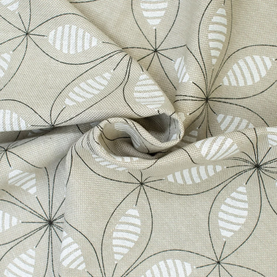 Dekostoff Loneta Blüte natur (Preis = 0,5 Meter) - Bild 2 von 4