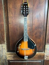 Savannah SA-120 A Style All Solid Wood F Hole Student Mandolin w/Hard Shell Case