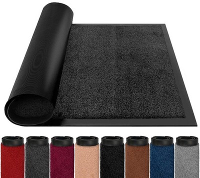 BLADO Fußmatten Indoor Outdoor strapazierfähig Schmutz 60 cm x 80 cm, anthrazit 