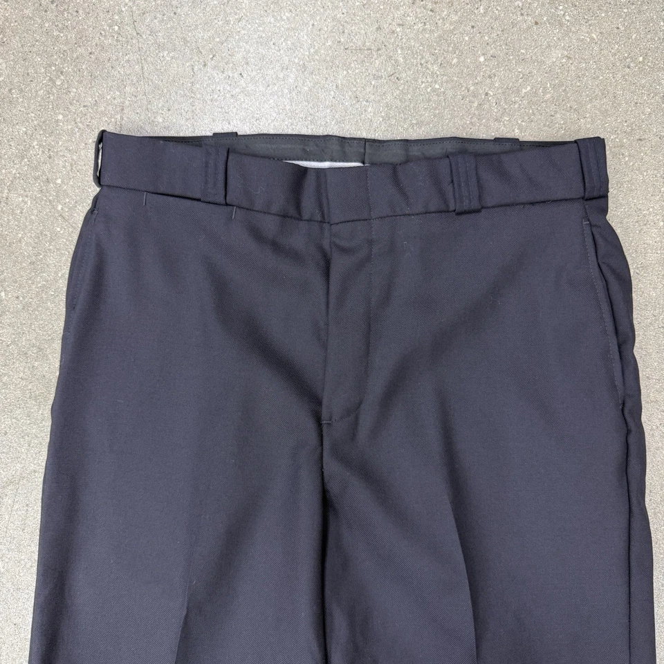 Pantalones de uniforme de lana negros Elbeco 38R (36x36) oficiales de policía LAPD especificaciones RN25214 Foto 2 de 4