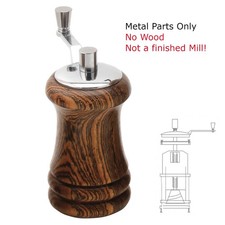 Mini 3" Peppermill Kit Pepper Grinder Salt Mill Woodturning Lathe Fast Shipping