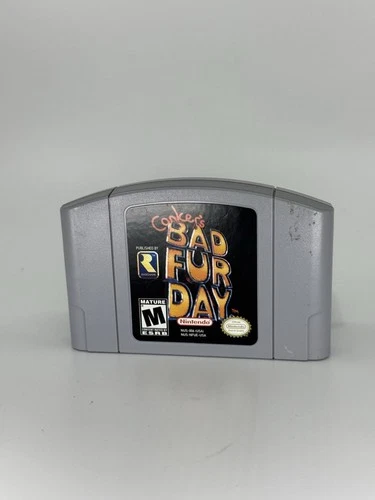 AUTHENTIC! Conker's Bad Fur Day  - GAME  ONLY - NINTENDO 64 - 326a