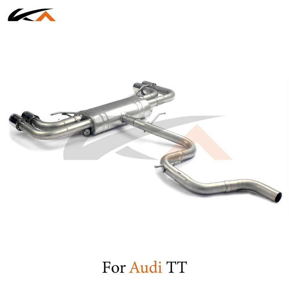 Escape KA Catback para Audi TT acero sección trasera Foto 3 de 4