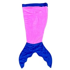 Blankie Tails Double Sided Mermaid Tail Blanket Plush Pink  Blue Kids One Size