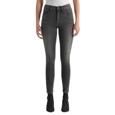Edwin Women's Candice High Rise Skinny Leg Denim Jeans Washed Black 24 New