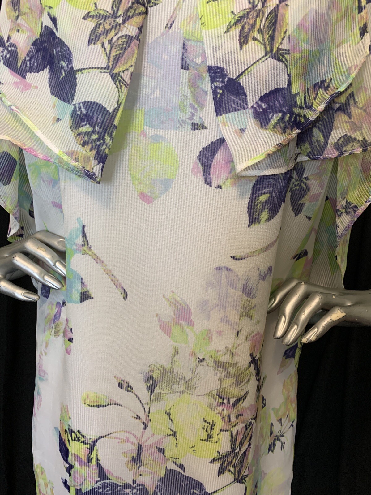 Bcbgeneration Floral Spaghetti Strap Shift Dress … - image 3