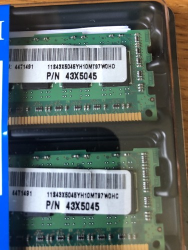 Elpida IBM 4GB total 2x 2GB PC3-10600R ECC Reg RAM Memory Modular stick - Picture 2 of 2