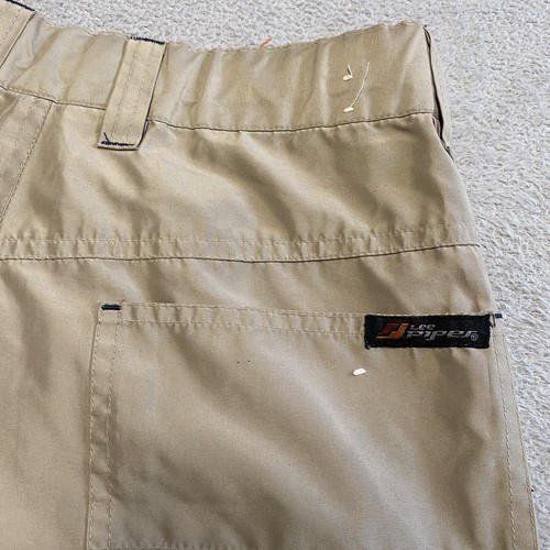 Lee Pipes Convertible Pants 18R Khaki Wide Leg Baggy Y2K 28x30 Skater - Picture 13 of 13