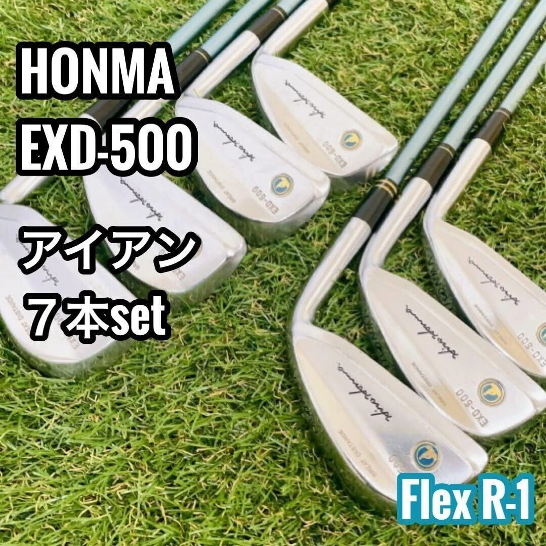 HONMA EXD 500 Iron Set of 7 Flex R 1 Men s Golf Club Blue Mole Cloisonne Rare