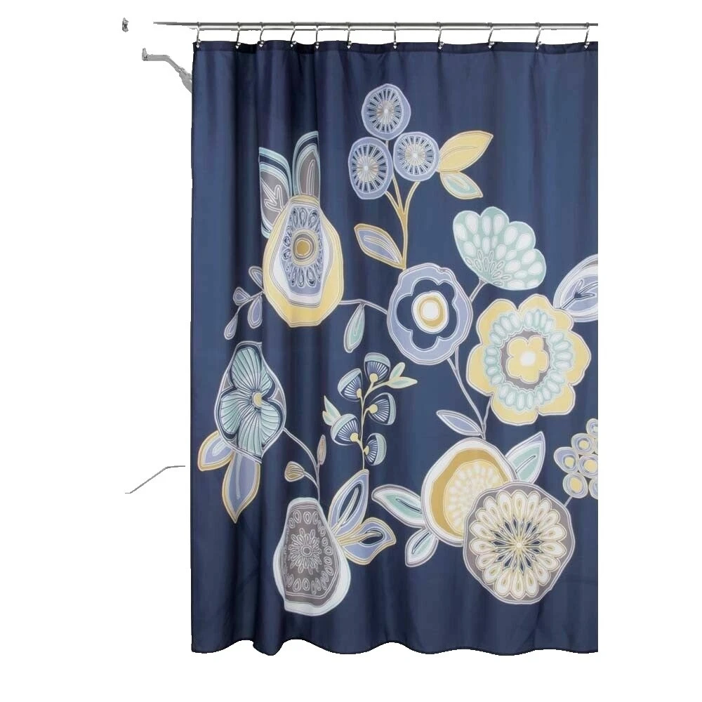 Cortinas de Ducha Floral InterDesign