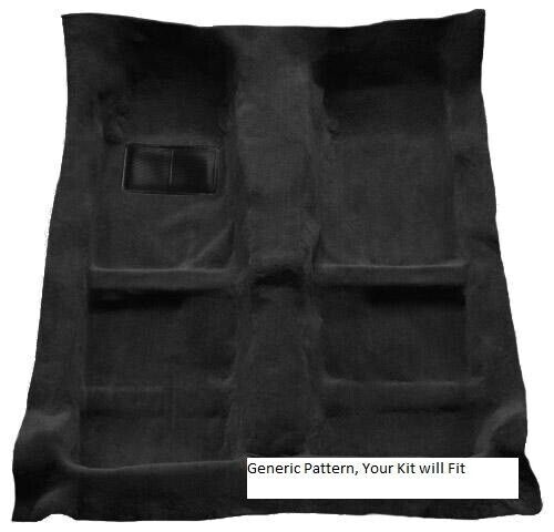 ACC Black Carpet Flooring Fits - 1957 Chevrolet Bel Air 2DR Hardtop Bench Seat