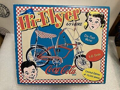 1960's COCA COLA HI-FLYER STING RAY BICYCLE 1/6 SCALE DIE 1960's COCA COLA HI-FLYER STING RAY BICYCLE 1/6 SCALE DIE