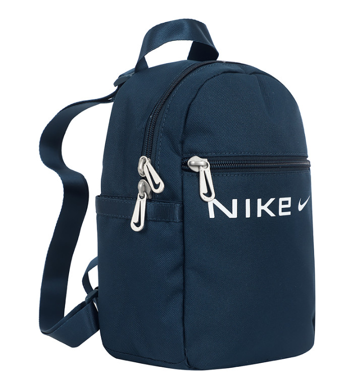 Женский спортивный рюкзак Nike NSW Futura Mini Backpack темно-синий NWT FZ2474-478 15690₽