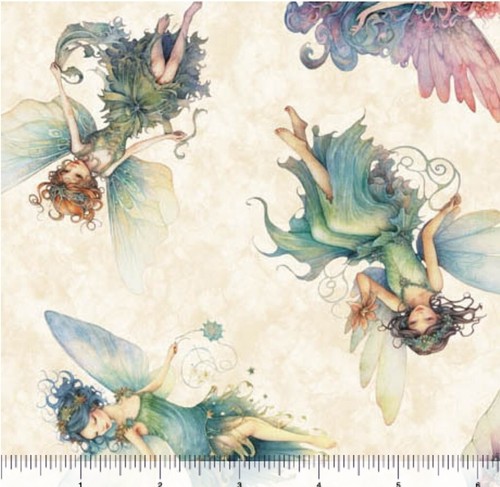 Enchanted•Fairy, Fairies 15 Pc Fat Quarter Fabric Bundle!100% Cotton•Fast Ship - Picture 7 of 9