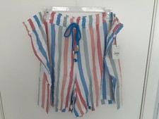 NEW Womens Sleep Short by Jenni Intimates Bold Stripe sizes 2X NWT