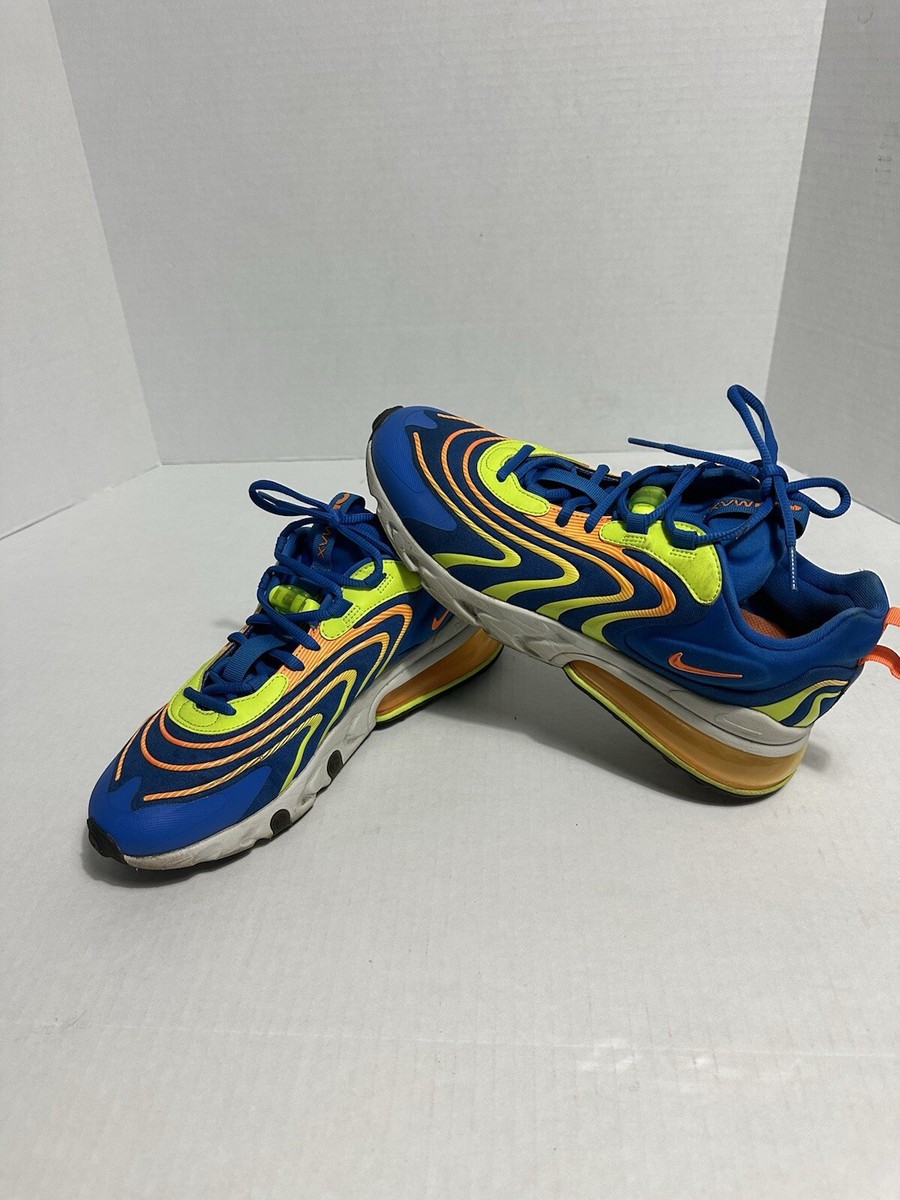 React Eng Nike 270 React Blue Yellow Sneaker Updates Air Max