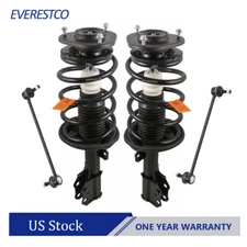Front Struts Assembly w/ Sway Bar Links For 2003-2008 Toyota Matrix Pontiac Vibe