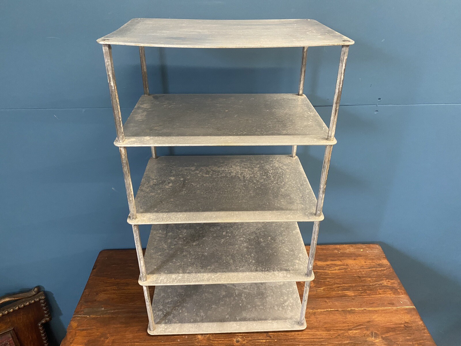vintage aluminium industrial shelving eBay