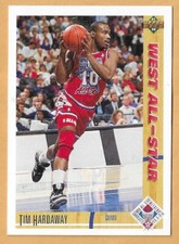 TIM HARDAWAY GOLDEN STATE WARRIORS WEST ALL-STAR #50 UPPER DECK 1991-92