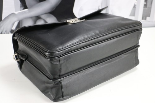 Vintage Leather COLE HAAN Professor Doctor Business Briefcase Attache Bags Mens - Picture 9 of 12