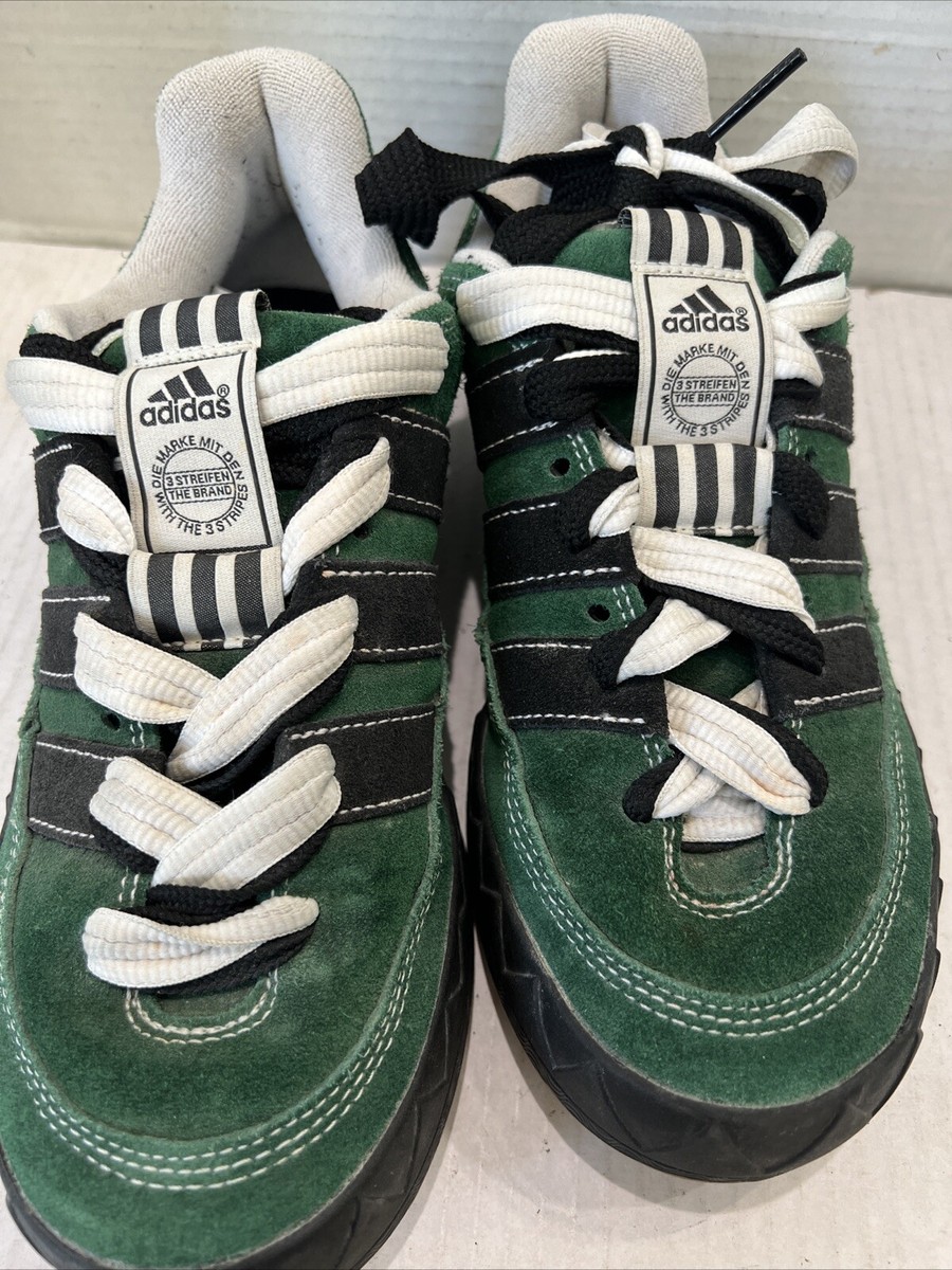 ★【Adidas】★YNUK X ADIDAS ORIGINALS ADIMATIC★22-29cm★ YNuK adidas Adimatic Dark Green Core Black Skate Shoe Men