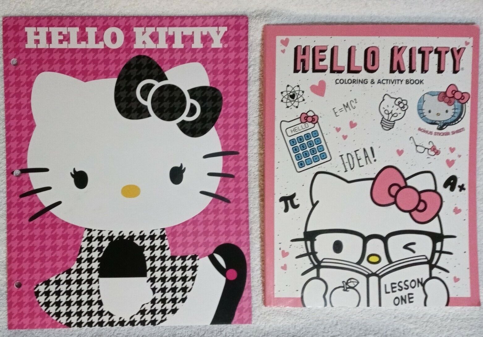 HELLO SEAL limited product KITTY Coloring & Activity Book OFFicial store bonus + sticker AND 2 sheet