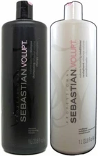 Sebastian - Volupt Volume Shampoo and Conditioner 33.8oz Liter Duo
